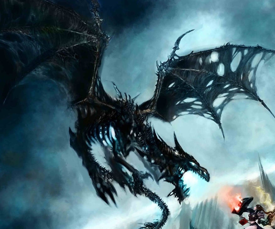 暗黑骨龙,骨子流淌的是嗜杀的冲动,是末日亡灵得力的手下,犀利外表